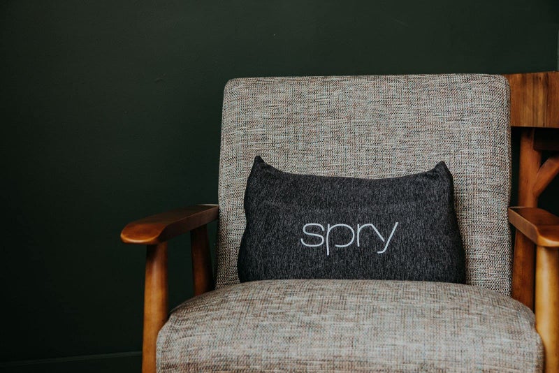 Spry Recovery Pillow Supportive Contouring Pillow with Adaptive Flo-Form Technology Great for Neck and Back Pain (Light Grey) - Image 3